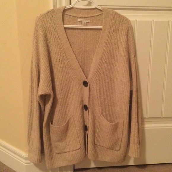 American Eagle Oversized Knit Cardigan Sz S - Picture 5 of 7